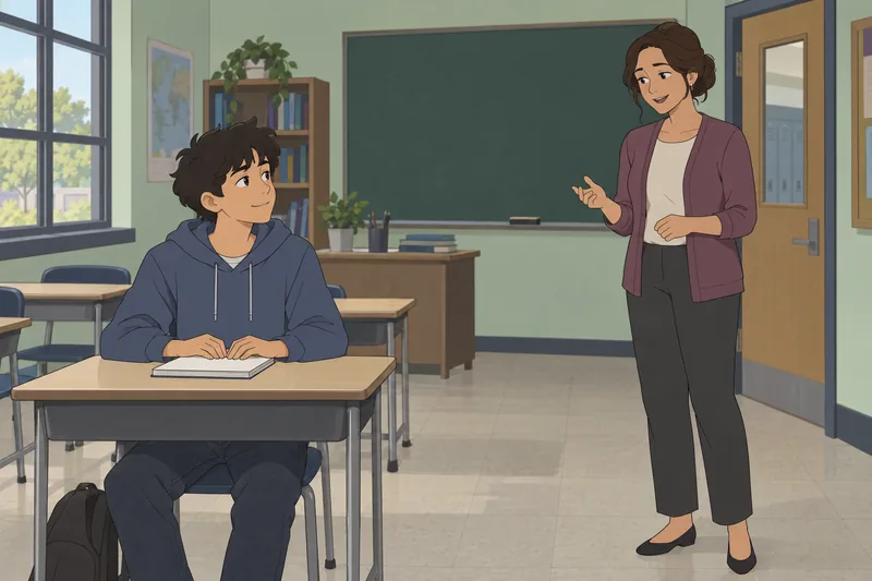 El cuestionario «Escuela» muestra apoyo escolar sereno.