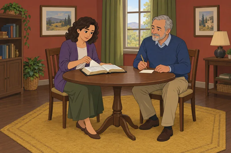 1 Samuel Quiz shows readers reviewing a Bible.