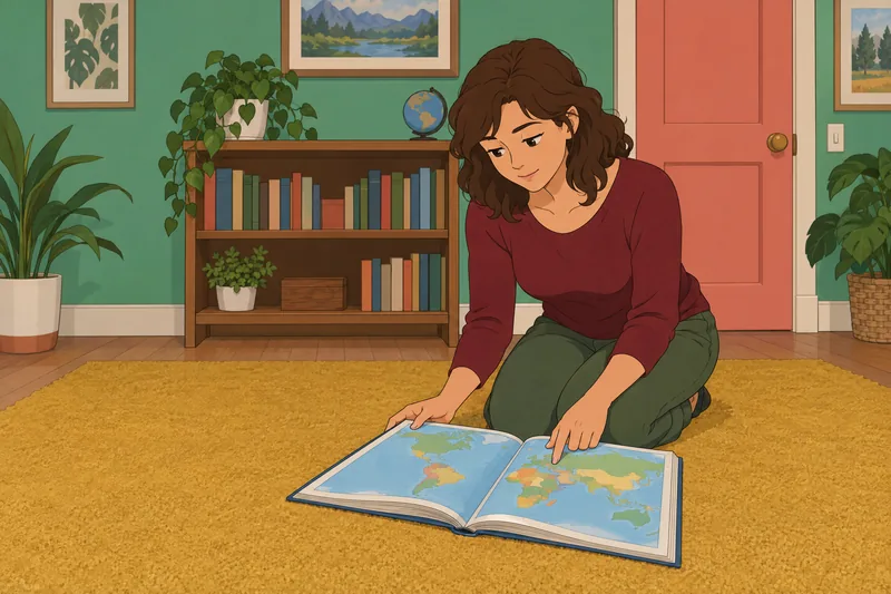 Un atlas orienta el cuestionario sobre 195.