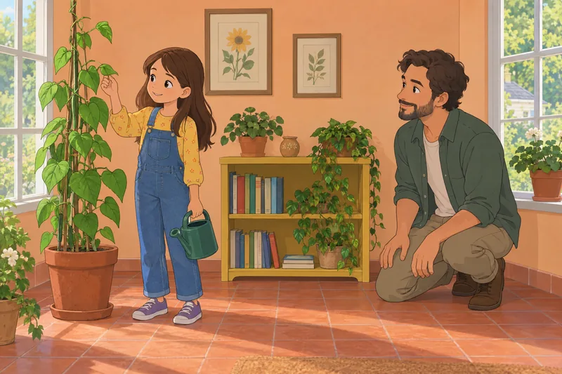 preguntas de examen incluyen una planta viva.