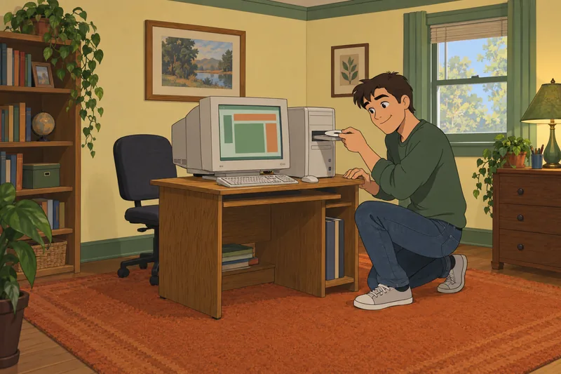 2000s Quiz shows a desktop computer.