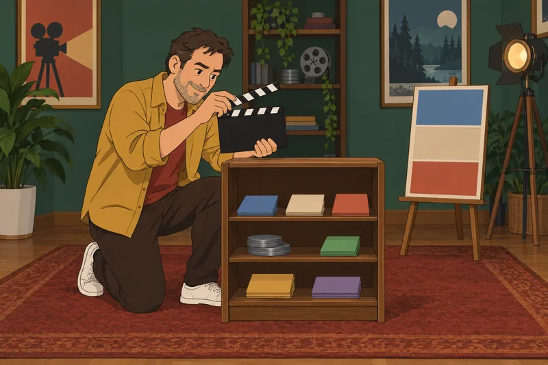 2010s Quiz captures a man with a clapperboard.