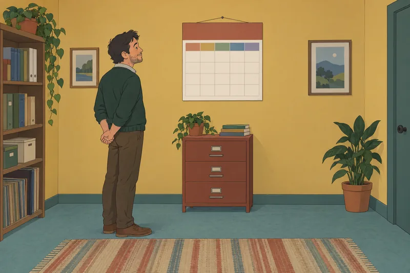 El test cuestionario sobre la acompaña un calendario.