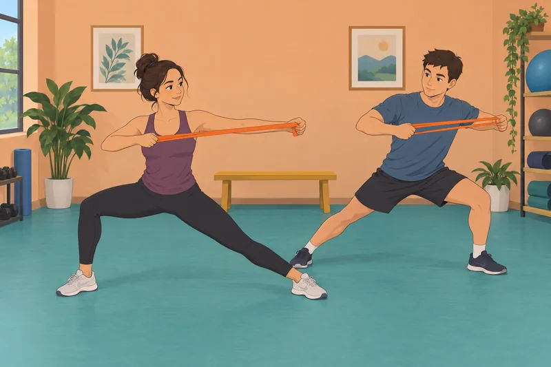 5 Components of quiz shows a stretch lesson.