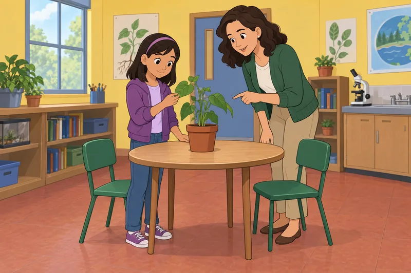 cuestionario de ciencias guía a Elena.