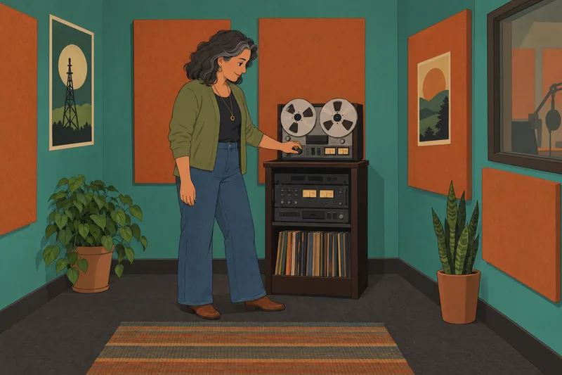 60s Music Quiz captures a reel-to-reel clue.