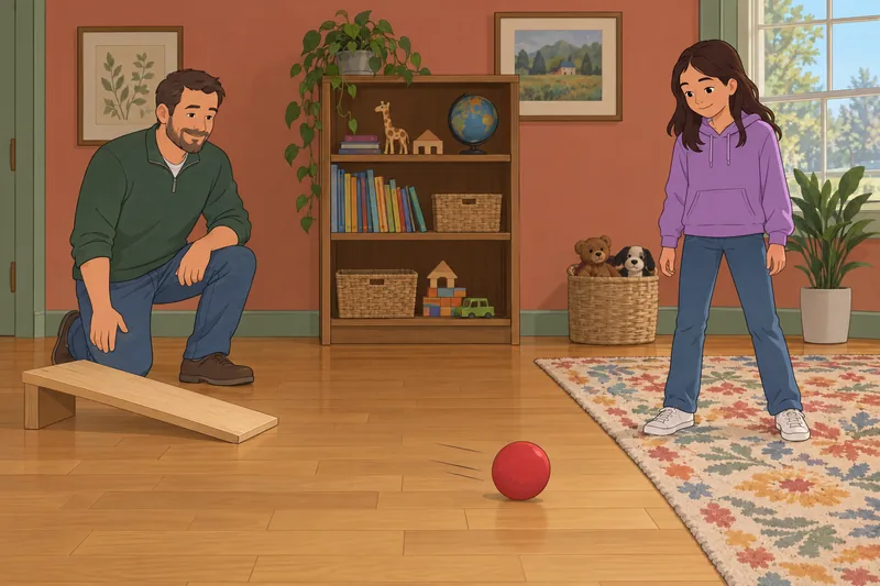 El cuestionario de energía sigue una pelota roja.