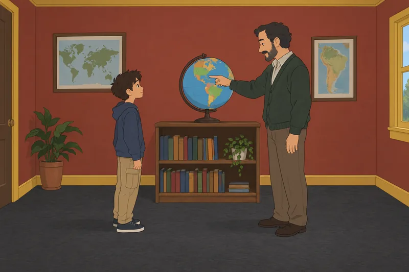 El cuestionario de 6.º guía un globo.