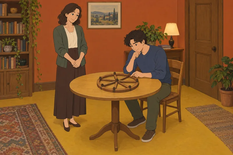 El cuestionario sobre las virtudes guía una reflexión.