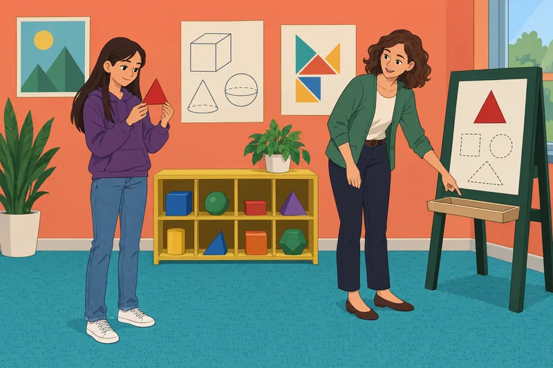 El cuestionario de matemáticas explora figuras.