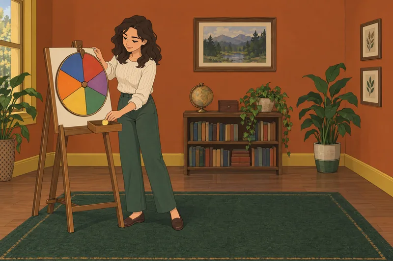 Repaso: cuestionario de matemáticas con un spinner.
