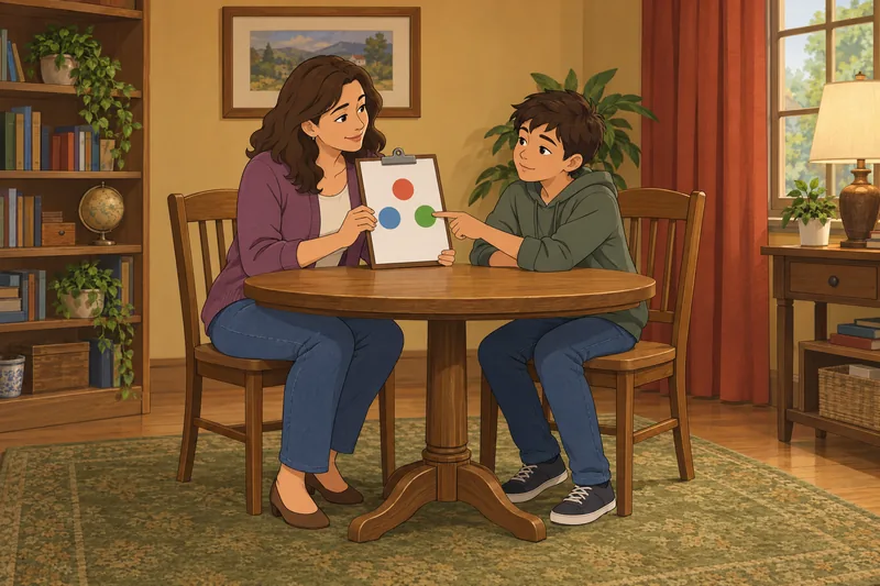 Achenbach System of guides a calm family check-in.
