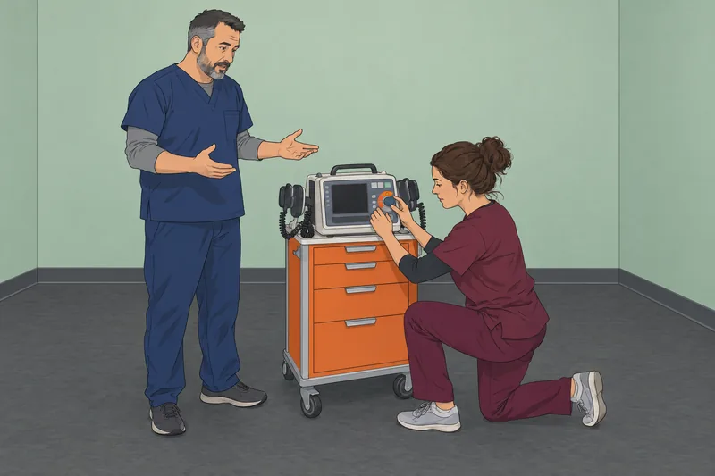 El cuestionario de ECG muestra a un estudiante.