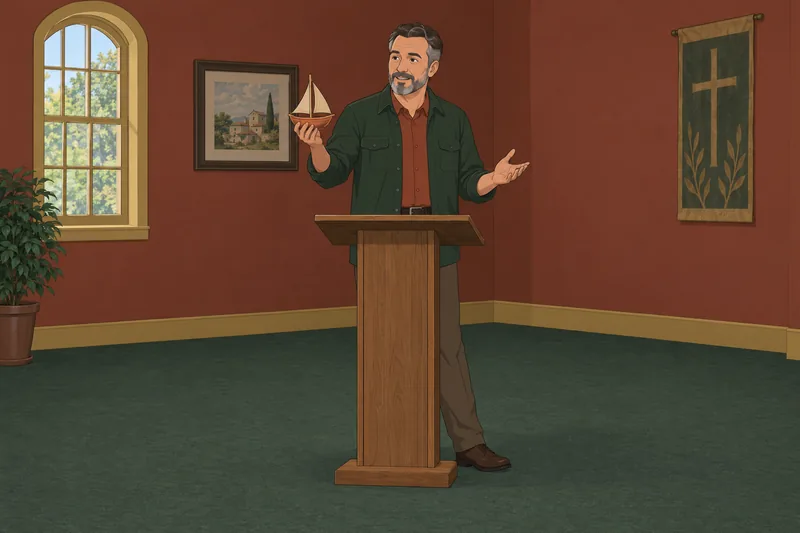 Acts Bible Quiz follows a clay boat journey.
