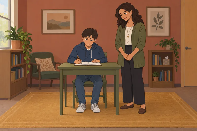 Adolescent Anxiety Questionnaire: teen writes through worry.