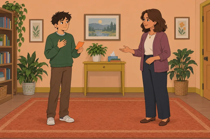 Adolescent Emotional Intelligence appears in this calm exchange.