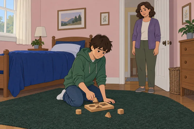 Early Adolescent Temperament unfolds during patient puzzle building.