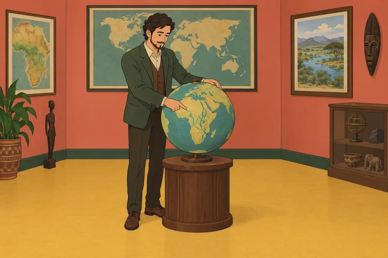 El cuestionario sobre los ríos muestra un globo.