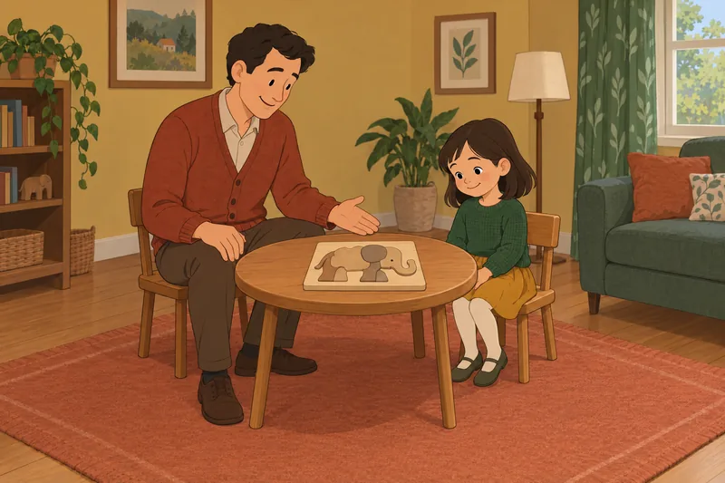 Alabama Parenting: she finishes the puzzle