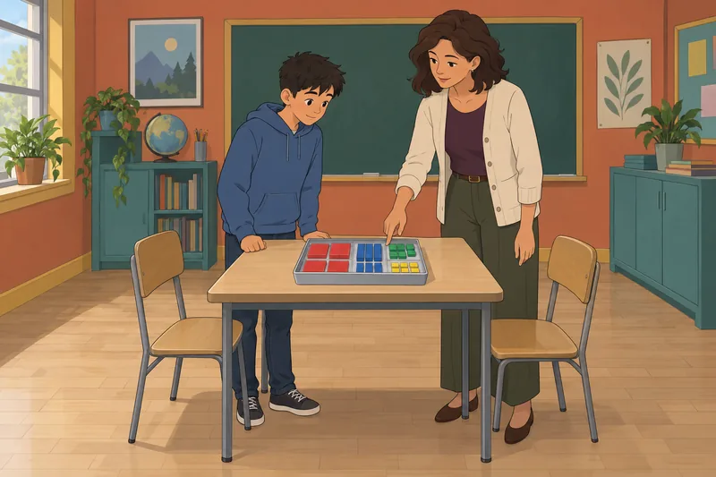 Algebraic Expressions Quiz shows grouped algebra tiles.
