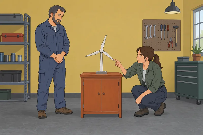 Alternative Energy Quiz features a wind-turbine model.