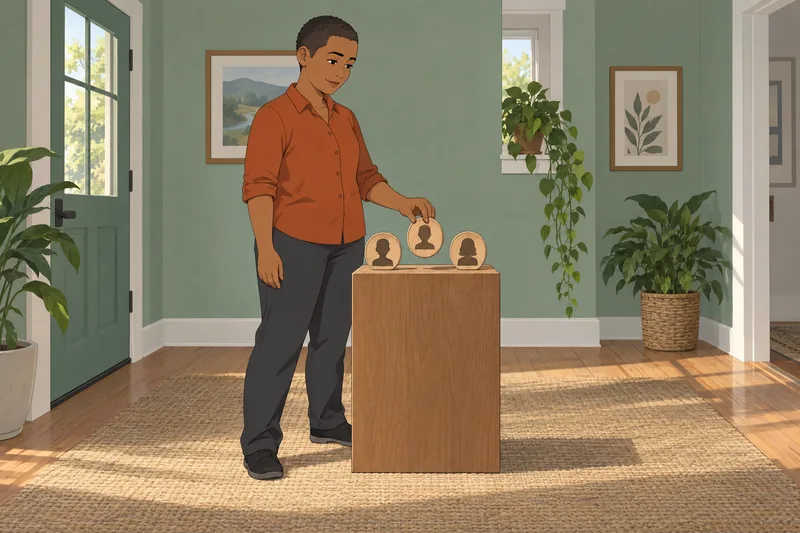 Una escena: cuestionario ¿Soy chico muestra figuras personales.