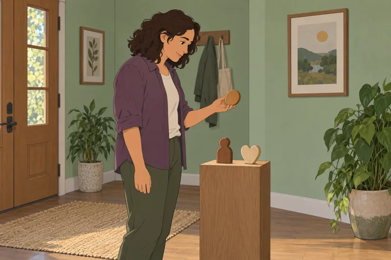 Una escena: cuestionario ¿Soy chico muestra figuras personales.