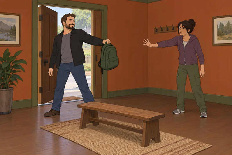 Am I a doorway scene about blocked space?