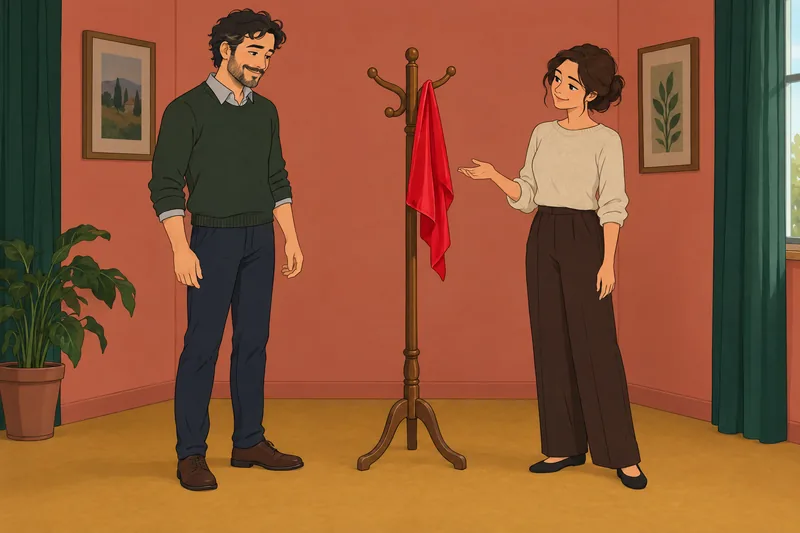 ¿Soy una «hoe»? Ella elige una bufanda roja.