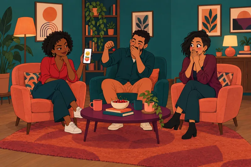 ¿Soy un pervertido? Amigos, cerezas y un guiño