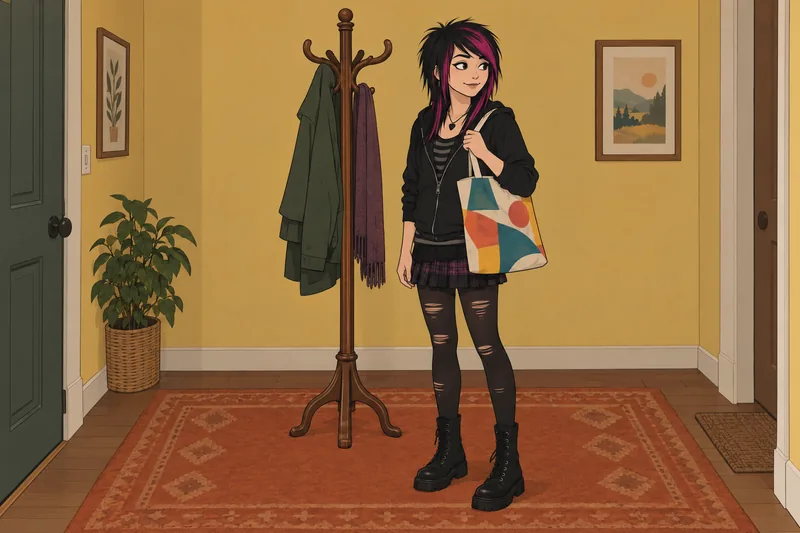 Quiz ¿Soy scene kid?: bolso geométrico.