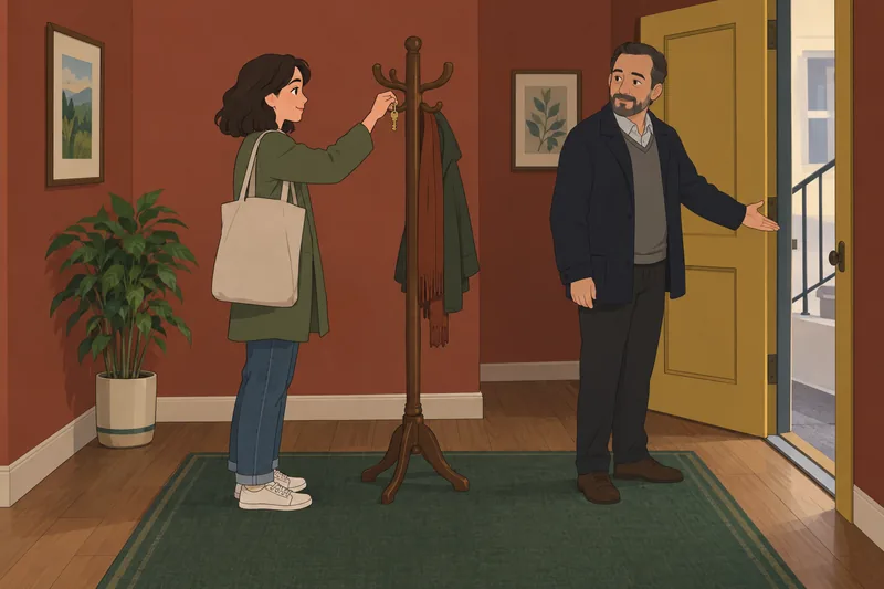 “Am I a” shows respectful distance.