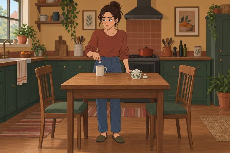 Am I Addicted appears in a kitchen scene.