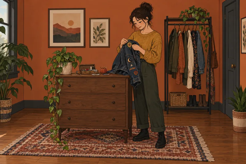 Am I Alternative shows a handmade jacket choice.
