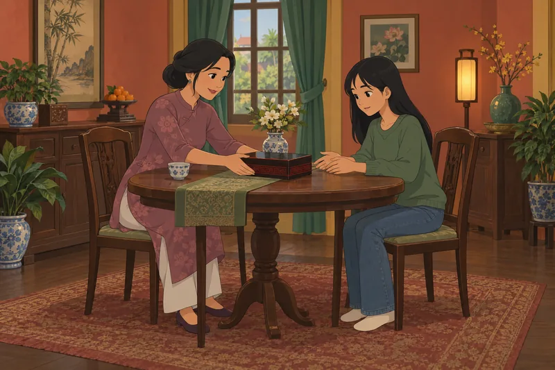 Am I Asian? Family food prompts reflection.