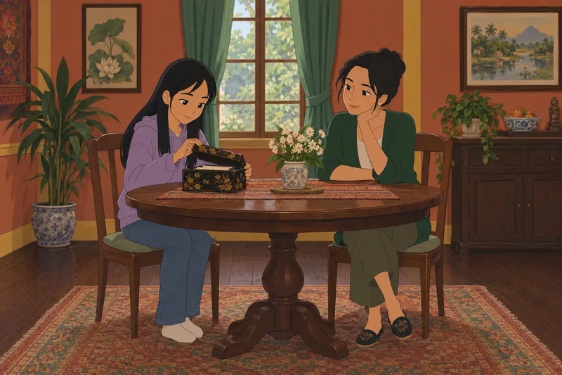 ¿Soy una persona? La comida familiar orienta.