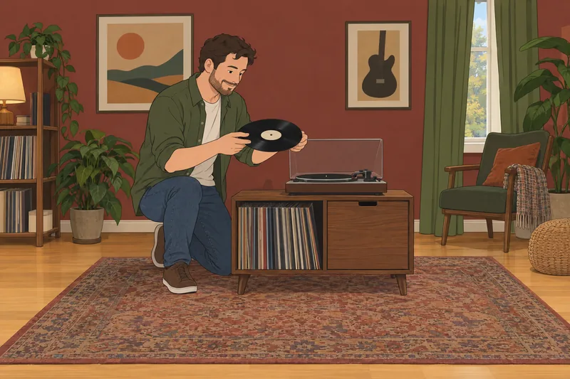 Am I Basic? He chooses a familiar record.