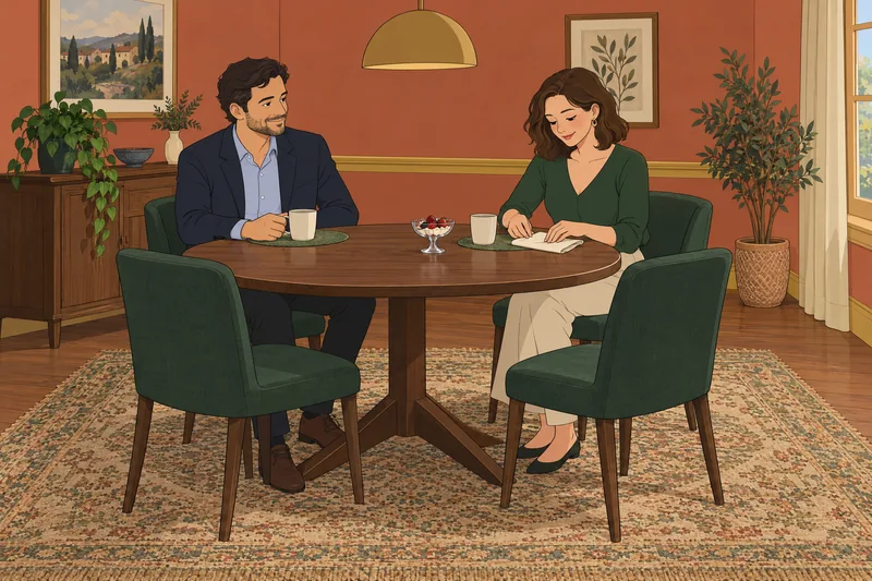 Quiz ¿Qué tan? Una cena cuidadosamente preparada.
