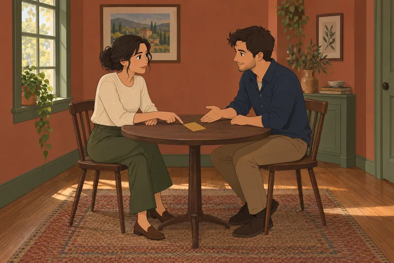 Am I Dateable shows a calm compatibility discussion.