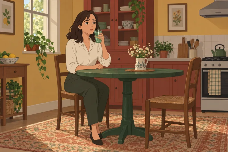 Am I Dehydrated: a woman checks her water.