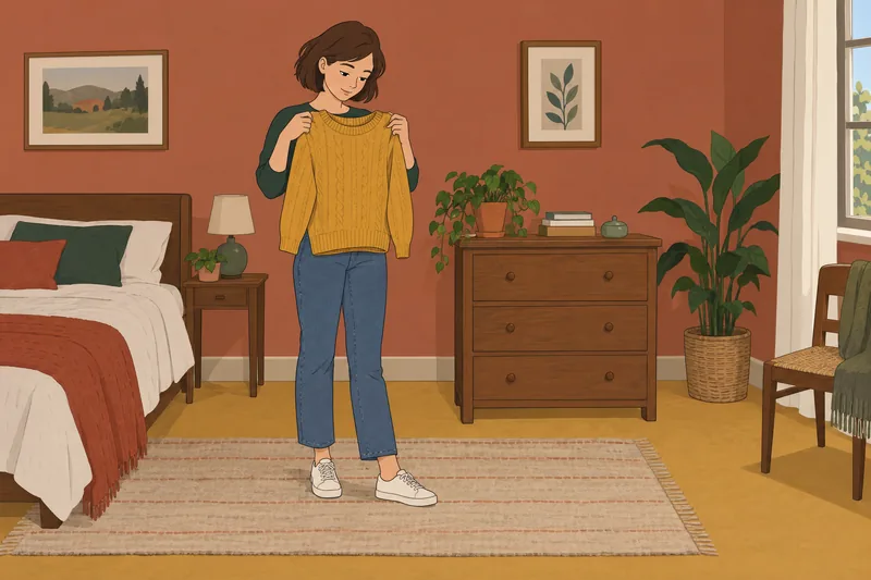 Am I Flat starts with a clothing check.
