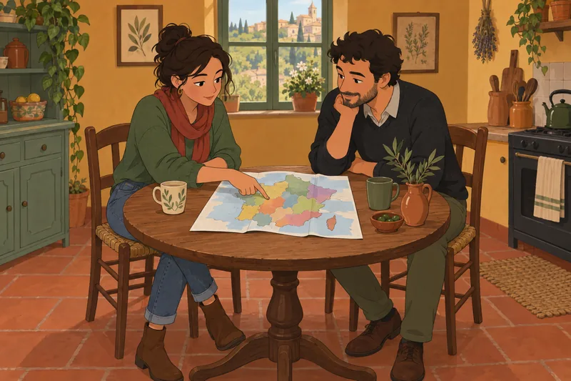 Am I French, a map study at home.