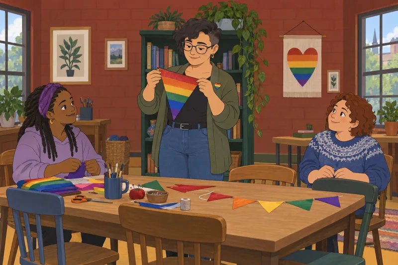 Quiz ¿Soy «fruity»? Ordena un banderín de Pride.