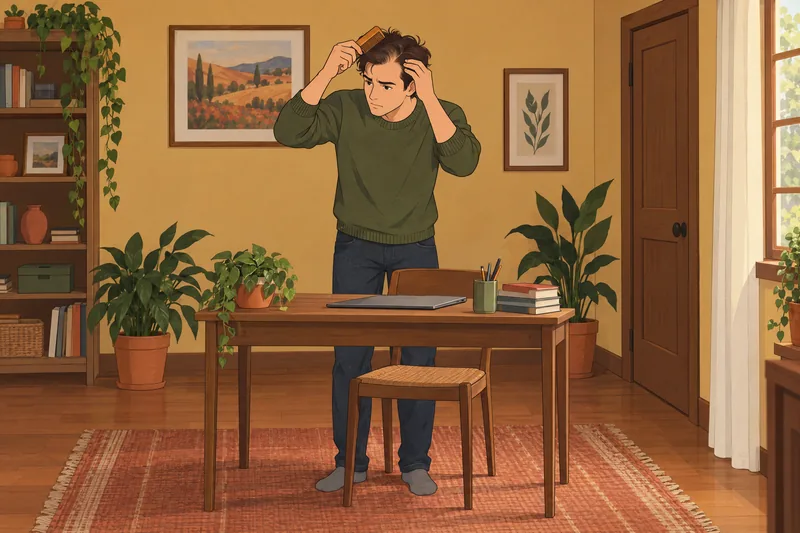cuestionario ¿Me estoy? El peine muestra cabello.
