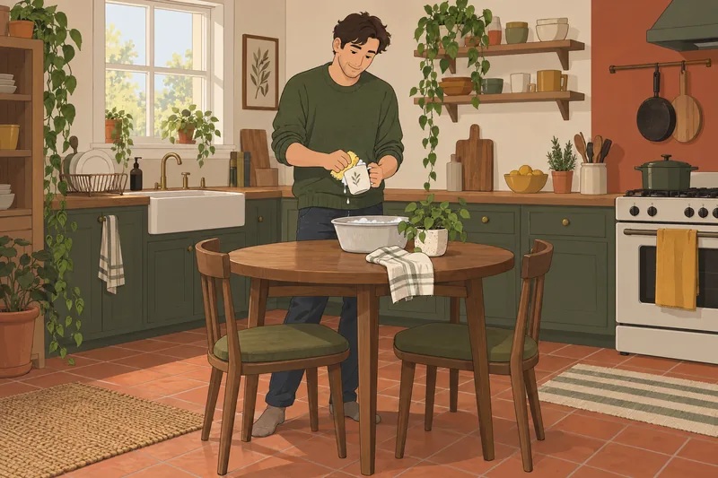 Am I Gross shows a careful kitchen cleanup.