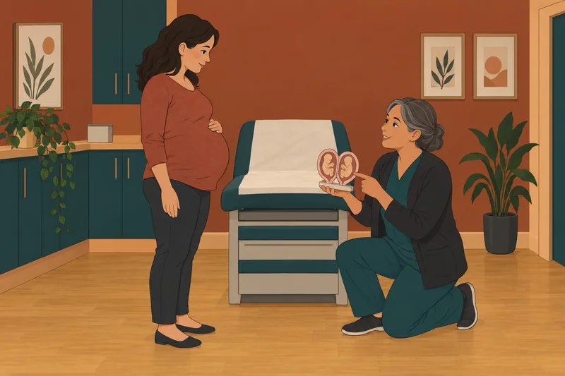 Am I Having twins? A clinic lesson begins.