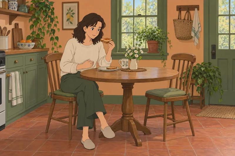 cuestionario ¿Tengo hambre? muestra una pausa ante tostadas.
