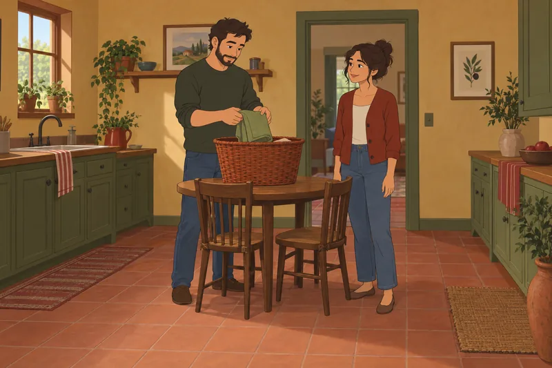 Am I Husband: a calm household task.