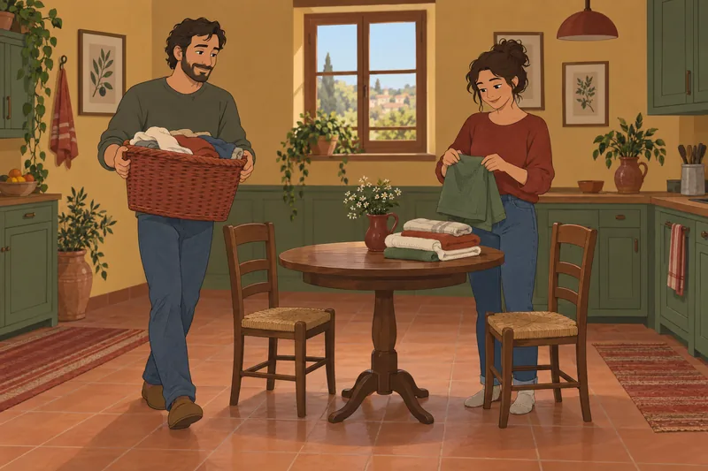cuestionario ¿Tengo madera: tarea doméstica serena.