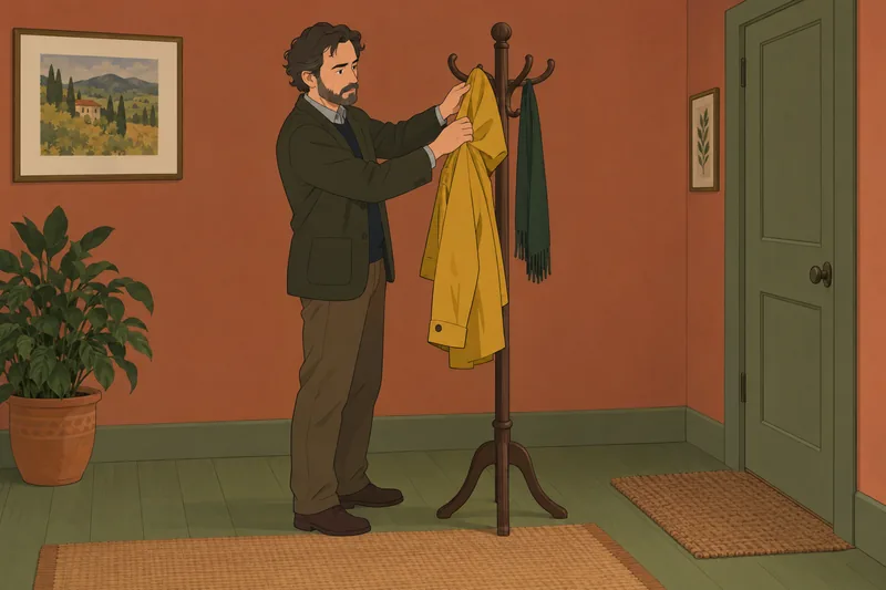 Am I Lonely meets an empty coat rack.